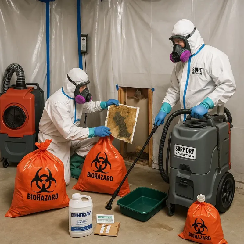Contaminated Water Handling Protocols process in Aguada, PR